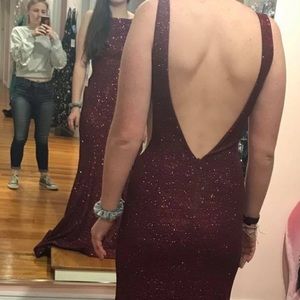 Jovani prom dress worn once. Tailored to 5’5.